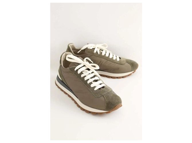 Brunello Cucinelli Grüne Sneaker - Ansicht 3