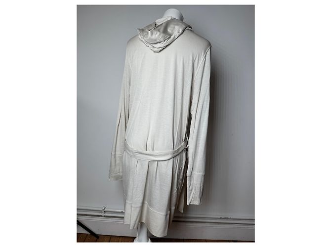 Vintage Courreges Mantel Weiß M Beige - Ansicht 4