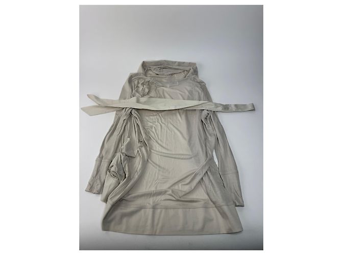 Vintage Courreges Mantel Weiß M Beige - Ansicht 7