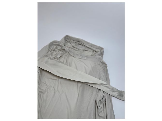 Vintage Courreges Mantel Weiß M Beige - Ansicht 9
