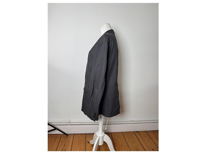 Vintage Burberry Baumwollkurzjacke M schwarz - Ansicht 3