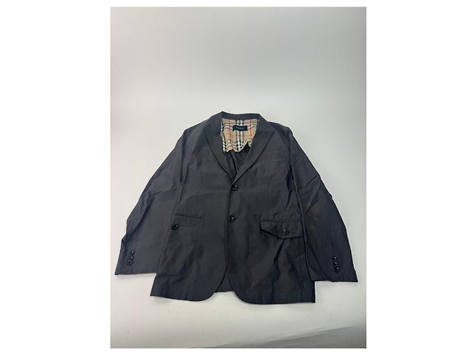 Vintage Burberry Baumwollkurzjacke M schwarz - Ansicht 5