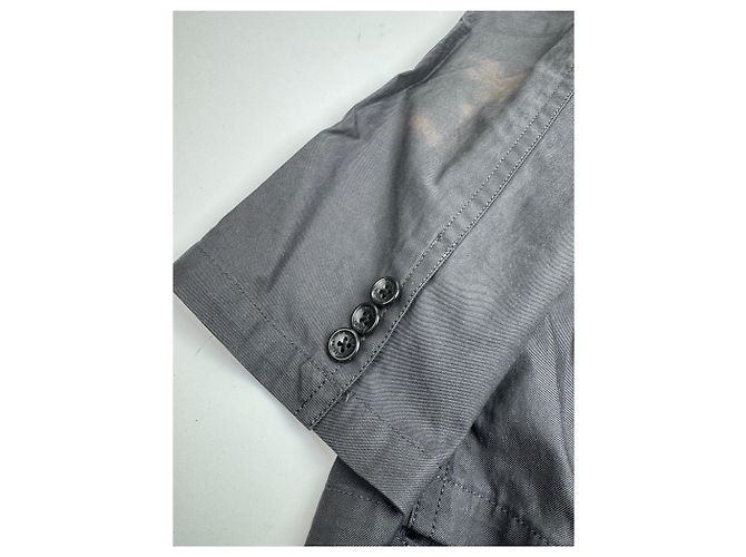 Vintage Burberry Baumwollkurzjacke M schwarz - Ansicht 8