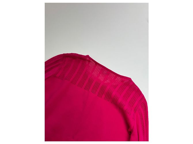 Pull Vintage Versace Rose M - vue 10