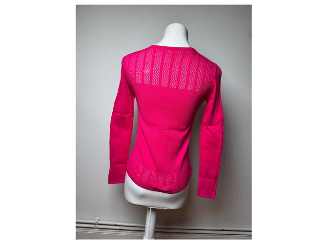 Pull Vintage Versace Rose M - vue 12