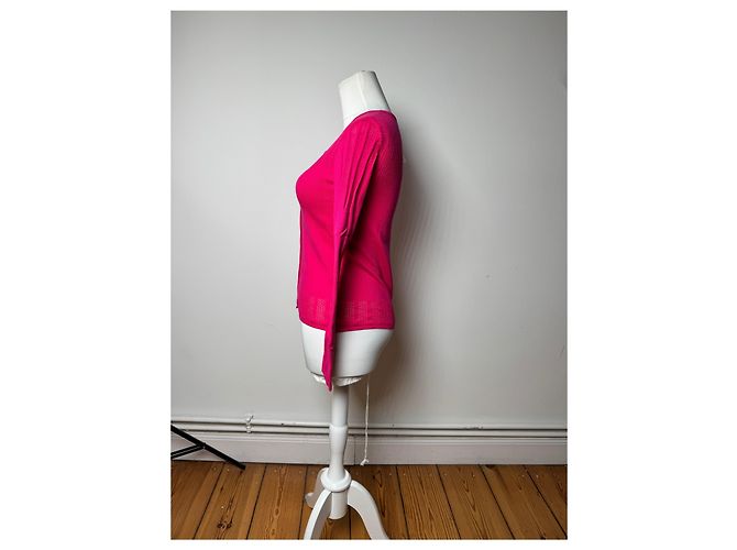 Pull Vintage Versace Rose M - vue 3
