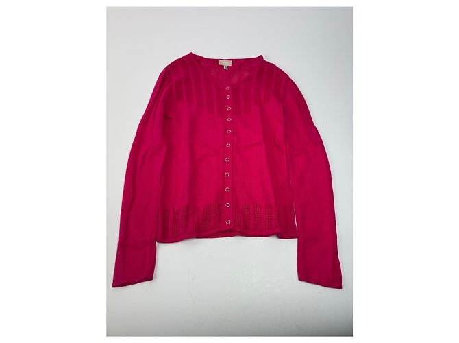 Pull Vintage Versace Rose M - vue 5
