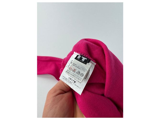 Pull Vintage Versace Rose M - vue 8