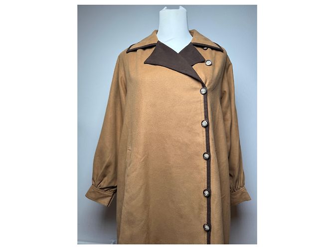 Casaco de camurça vintage Yves Saint Laurent Camel M Camelo - vista 14