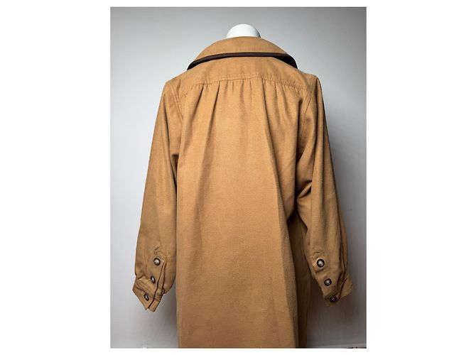 Casaco de camurça vintage Yves Saint Laurent Camel M Camelo - vista 15