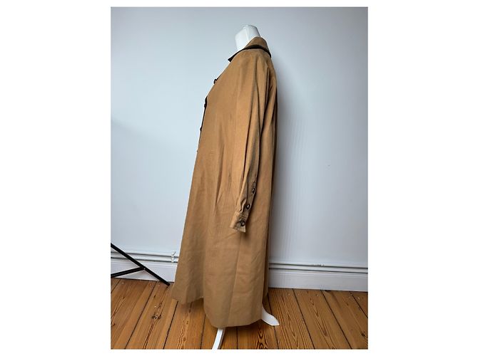 Casaco de camurça vintage Yves Saint Laurent Camel M Camelo - vista 2