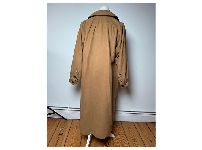 Casaco de camurça vintage Yves Saint Laurent Camel M Camelo - vista 3