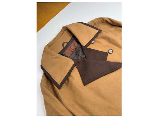 Casaco de camurça vintage Yves Saint Laurent Camel M Camelo - vista 5
