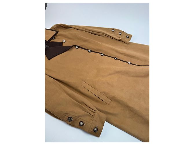 Casaco de camurça vintage Yves Saint Laurent Camel M Camelo - vista 6