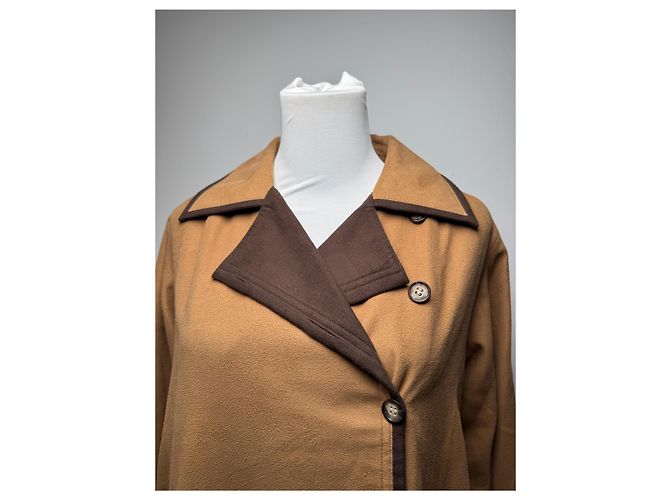 Casaco de camurça vintage Yves Saint Laurent Camel M Camelo - vista 7