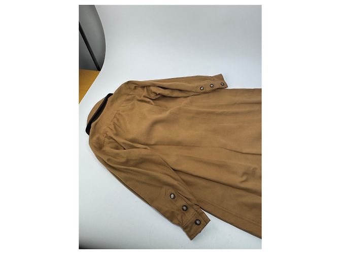 Casaco de camurça vintage Yves Saint Laurent Camel M Camelo - vista 9