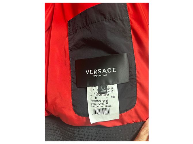 Giacca a vento nera Versace Nero - vista 7