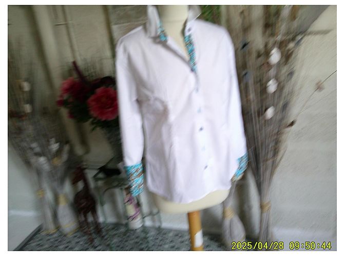 Autre Marque Blusa Pascal Morabito Blanca de Algodón Blanco - vista 2