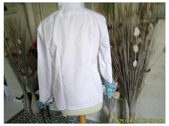 Autre Marque Blusa Pascal Morabito Blanca de Algodón Blanco - vista 4