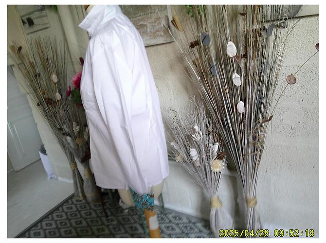 Autre Marque Blusa Pascal Morabito Blanca de Algodón Blanco - vista 5