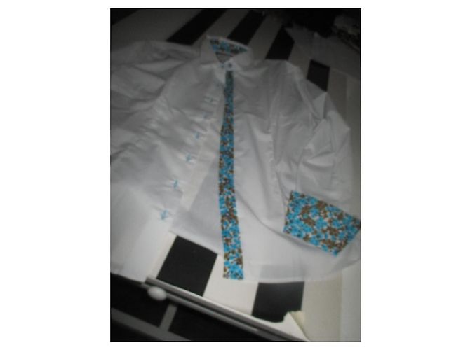 Autre Marque Blusa Pascal Morabito Blanca de Algodón Blanco - vista 6