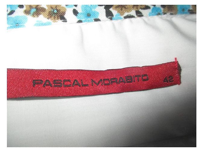 Autre Marque Blusa Pascal Morabito Blanca de Algodón Blanco - vista 8