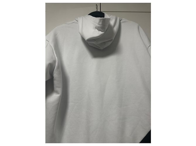 Fendi White FF Hoodie Brown Black - view 7
