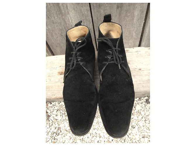 Autre Marque Bowen Boots Black Deerskin - view 3