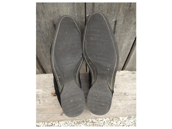 Autre Marque Bowen Boots Black Deerskin - view 5