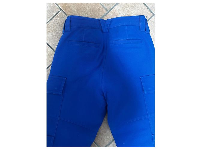 Pantaloni Cargo Blu Versace - vista 11