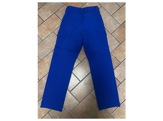 Pantaloni Cargo Blu Versace - vista 12
