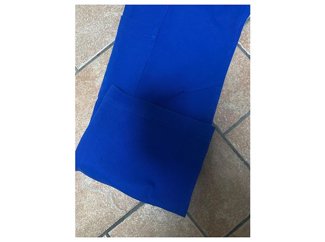 Pantaloni Cargo Blu Versace - vista 8