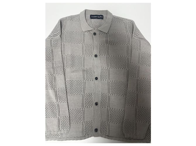 Autre Marque Another Studios Knitted Cardigan Beige - view 2