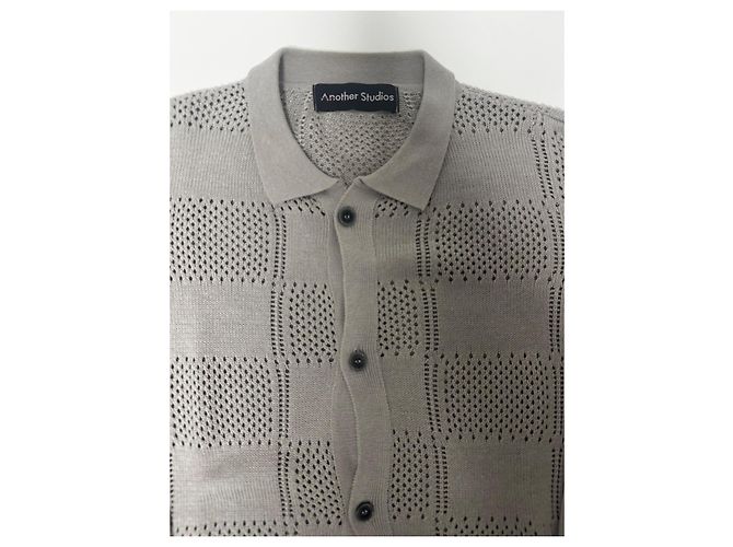 Autre Marque Another Studios Knitted Cardigan Beige - view 3