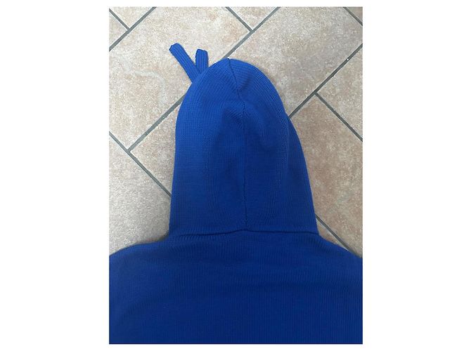 Off White Off-White Blaue Strickjacke mit Reißverschluss - Ansicht 11