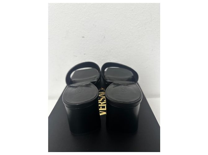 Mules Barocco Theia di Versace Nero D'oro Arancione - vista 6