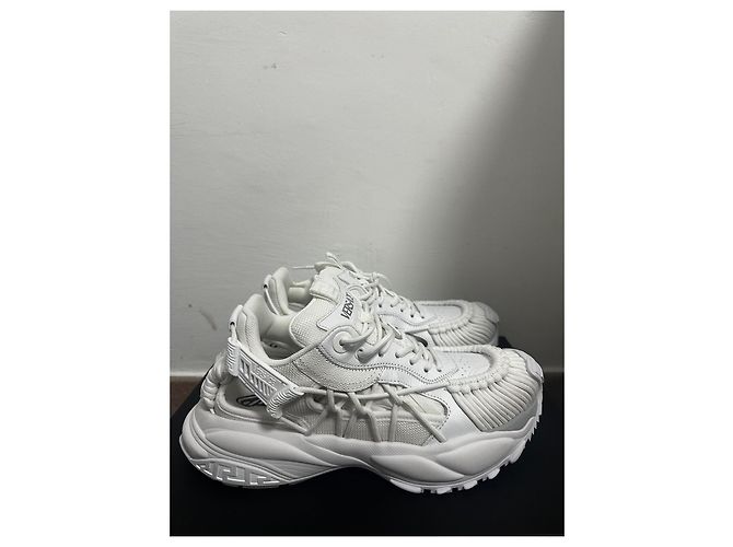 Baskets Blanches Versace Mercury M_VS_01 - vue 3