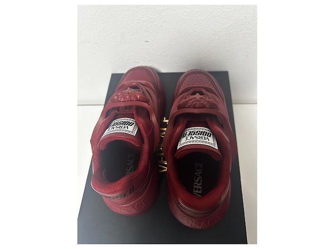 Sneakers Bordeaux Odissea di Versace Bordò - vista 5