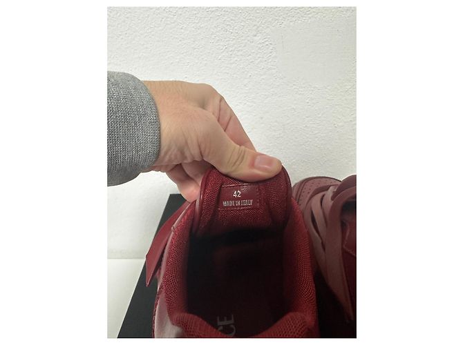 Sneakers Bordeaux Odissea di Versace Bordò - vista 6