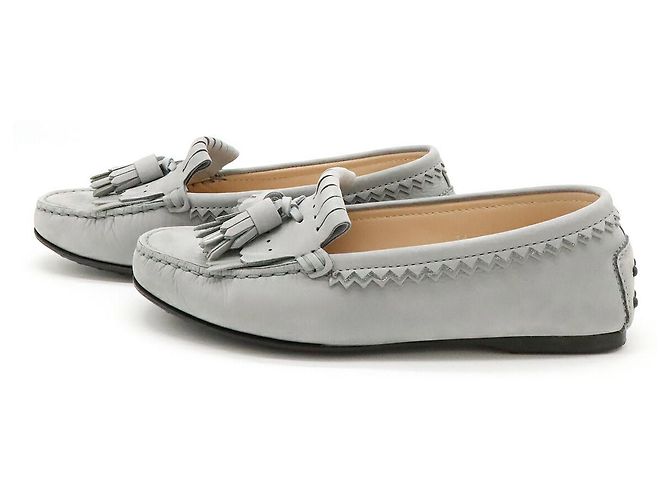 TOD'S Nubuck Slipper Grau - Ansicht 2