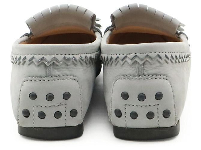 TOD'S Nubuck Slipper Grau - Ansicht 3