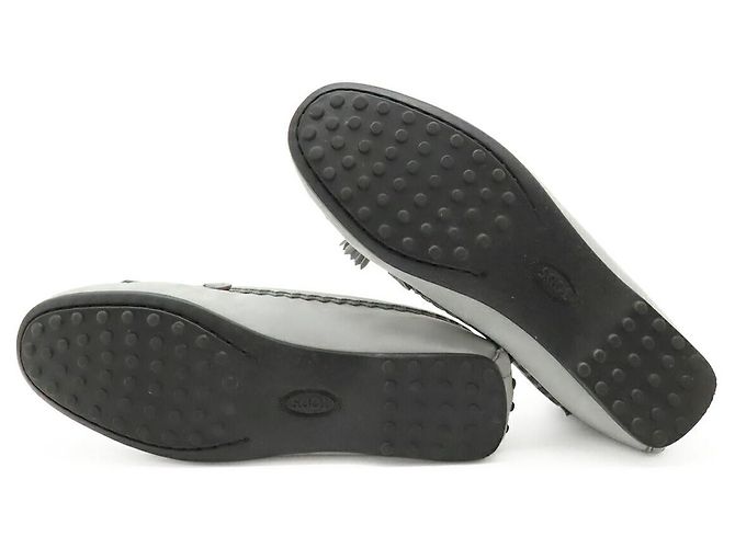 TOD'S Nubuck Slipper Grau - Ansicht 4