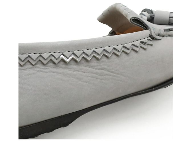 TOD'S Nubuck Slipper Grau - Ansicht 6