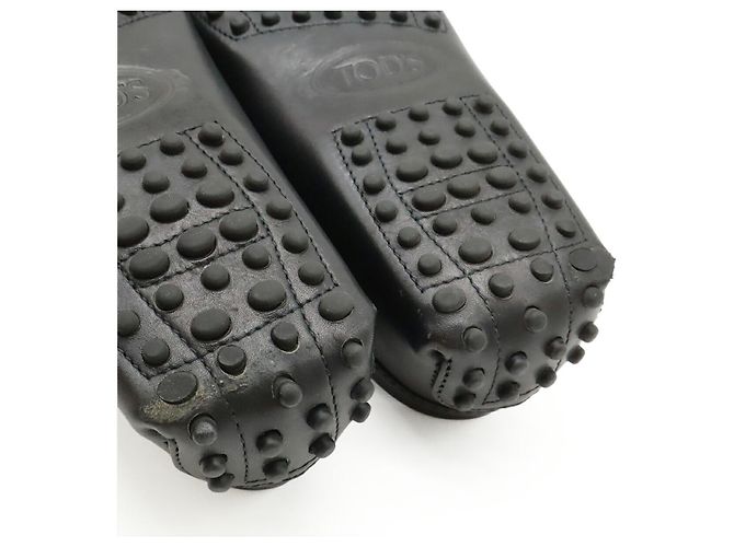 Tod's Gommini Leder Slipper Schwarz - Ansicht 8