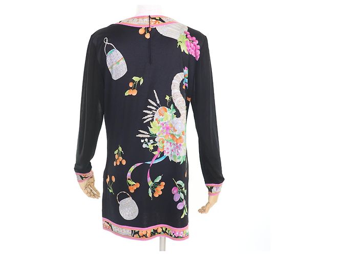 Autre Marque Vestido de algodón LEONARD FASHION Negro - vista 3
