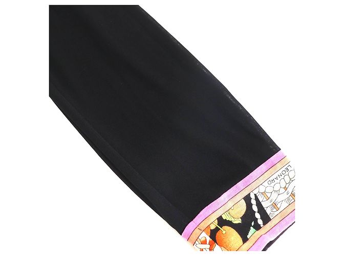 Autre Marque Vestido de algodón LEONARD FASHION Negro - vista 6
