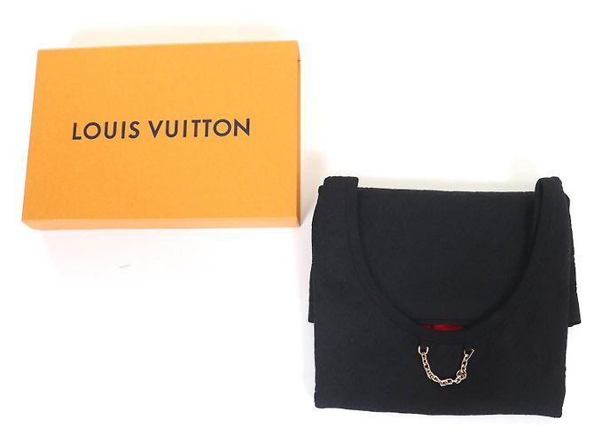 Top de seda Louis Vuitton Negro Roja - vista 2