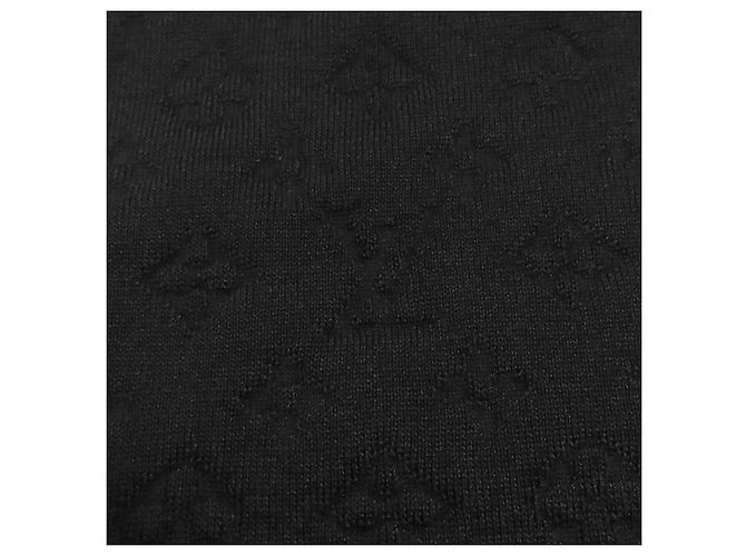 Top de seda Louis Vuitton Negro Roja - vista 7