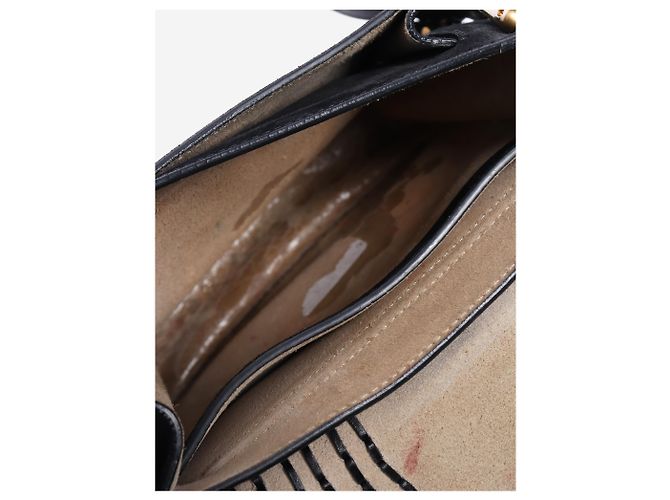 Chloé Piccola borsa in suede nera Hudson - vista 8