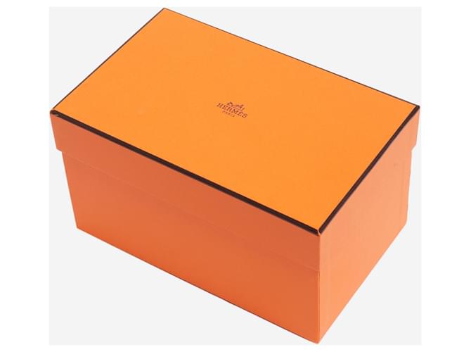 Hermès Sciarpa in cashmere marrone con frange - vista 5
